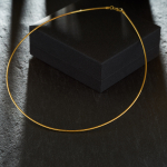 Goldkette als Tondakette in Gelbgold 585 / 14K, 50 cm lang, 1,5 mm breit, Gewicht ca. 11.1 g.