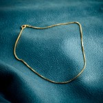 Goldkette als Venezianerkette in Gelbgold 585 / 14K, 55 cm lang, 1,4 mm breit, Gewicht ca. 8.3 g.