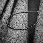 Goldkette als Tondakette in Weißgold 585 / 14K, 38 cm lang, 0,8 mm breit, Gewicht ca. 3.2 g.