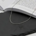 Goldkette als Ankerkette diamantiert in Weißgold 750 / 18K, 60 cm lang, 1,7 mm breit, Gewicht ca. 6.9 g.