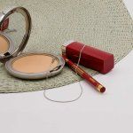 Goldkette als Panzerkette flach Weißgold 750 / 18K, 38 cm lang, 1,4 mm breit, Gewicht ca. 3.5 g.