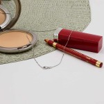 Goldkette als Venezianerkette in Weißgold 375 / 9K, 50 cm lang, 0,7 mm breit, Gewicht ca. 1.9 g.