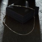 Goldkette als Venezianerkette in Weißgold 750 / 18K, 45 cm lang, 1,2 mm breit, Gewicht ca. 5.4 g.