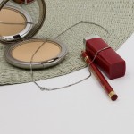 Goldkette als Venezianerkette in Weißgold 585 / 14K, 100 cm lang, 1,2 mm breit, Gewicht ca. 10.5 g.