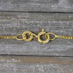 Goldkette als Venezianerkette in Gelbgold 333 / 8 Karat, 70 cm lang, 0.8 mm breit, Gewicht ca. 2.7