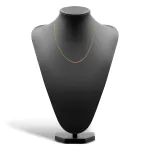 Goldkette als Panzerkette flach in Gelbgold 585 / 14K, 50 cm lang, 1,7 mm breit, Gewicht ca. 5.2 g.