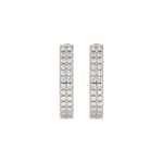 0,22 Karat Diamant Creolen, Rotgold 585 / 14 Karat