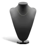 Goldkette als Ankerkette diamantiert in Gelbgold 585 / 14K, 45 cm lang, 1,9 mm breit, Gewicht ca. 5.9 g.