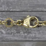 Goldkette als Königskette in Gelbgold 333 / 8K, 70 cm lang, 2,8 mm breit, Gewicht ca. 35.8 g.