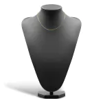 Goldkette als Venezianerkette in Gelbgold 750 / 18K, 42 cm lang, 1,4 mm breit, Gewicht ca. 7.5 g.