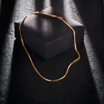 Goldkette als Venezianerkette in Gelbgold 585 / 14K, 40 cm lang, 1,8 mm breit, Gewicht ca. 9 g.