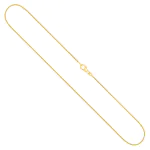 Goldkette als Schlangenkette in Gelbgold 333 / 8K, 34 cm lang, 0,9 mm breit, Gewicht ca. 2.4 g.