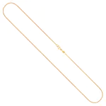 Goldkette als Panzerkette in Gelbgold 333 / 8K, 36 cm lang, 0.8 mm breit, Gewicht ca. 0.9 g.