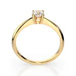 0,30 Karat Diamant Verlobungsring mit 1 Diamanten, Gelbgold 585 / 14K