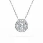 0,11 Karat Diamant Anhänger Weißgold 585 (14K) mit Goldkette für Damen