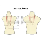 Fantasiekette Bicolor Gelbgold / Weißgold