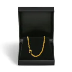 Goldkette als Königskette in Gelbgold 585 / 14K, 60 cm lang, 2,3 mm breit, Gewicht ca. 26 g.