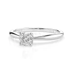 0,30 Karat Diamant Verlobungsring mit 1 Diamanten, Weißgold 585 / 14K