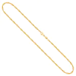 Goldkette als Singapurkette in Gelbgold 750 / 18K, 45 cm lang, 1.8 mm breit, Gewicht ca. 3.5 g.