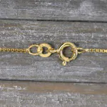 Goldkette als Venezianerkette in Gelbgold 333 / 8 Karat, 60 cm lang, 0.9 mm breit, Gewicht ca. 3.1