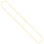 Goldkette als Tondakette in Gelbgold 375 / 9 Karat, 50 cm lang, 1 mm breit, Gewicht ca. 3,6 g.
