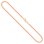 Goldkette als Bingokette in Gelbgold 333 / 8K, 65 cm lang, 1,5 mm breit, Gewicht ca. 8.2 g.