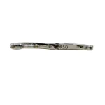 0,15 Karat Diamant Creolen, Weißgold 750 / 18K, Außendurchmesser 13 mm, Breite 1.5 mm, Gewicht ca. 1.8 g