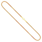 Goldkette als Schlangenkette in Gelbgold 585 / 14K, 75 cm lang, 1,9 mm breit, Gewicht ca. 14.1 g.