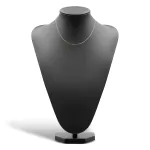 Goldkette als Tondakette diamantiert in Gelbgold 585 / 14K, 36 cm lang, 1,1 mm breit, Gewicht ca. 2.7 g.