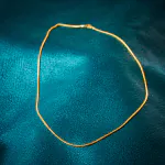 Goldkette als Bingokette in Gelbgold 750 / 18K, 45 cm lang, 1,3 mm breit, Gewicht ca. 5.7 g.