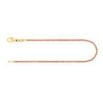 Armband als Zopfkette in Gelbgold 333 / 8 K, 18 cm lang, 1,7mm breit, Gewicht ca. 1.8 g.