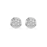 0,30 Karat Diamant Ohrstecker mit 40 echten Diamanten, Weißgold 585 / 14K