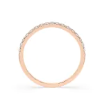 0,26 Karat Diamant Verlobungsring mit 17 Diamanten, Rotgold 585 / 14K