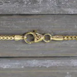 Goldkette als Bingokette in Gelbgold 333 / 8K, 38 cm lang, 1,5 mm breit, Gewicht ca. 4.8 g.