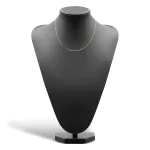 Goldkette als Venezianerkette in Gelbgold 375 / 9K, 45 cm lang, 0,9 mm breit, Gewicht ca. 2.5 g.