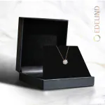 0,1 Karat Diamant Anhänger Rotgold 585 (14K) mit Goldkette 45 für Damen