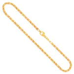 Goldkette als Königskette in Gelbgold 333 / 8K, 70 cm lang, 2,8 mm breit, Gewicht ca. 35.8 g.