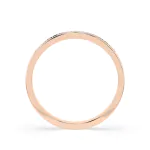 0,11 Karat Diamant Verlobungsring mit 13 Diamanten, Rotgold 585 / 14K