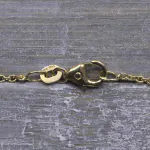 Goldkette als Ankerkette rund in Gelbgold 585 / 14K, 80 cm lang, 1,5 mm breit, Gewicht ca. 5.3 g.
