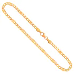 Goldkette als Fantasiekette in Gelbgold 585 / 14K, 55 cm lang, 3,5 mm Breit, Gewicht ca. 4.7 g.