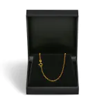 Goldkette als Erbskette in Gelbgold 333 / 8K, 40 cm lang, 2 mm breit, Gewicht ca. 3.6 g.