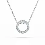 0,09 Karat Diamant Anhänger Weißgold 585 (14K) mit Goldkette für Damen