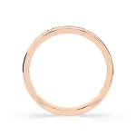 0,15 Karat Diamant Verlobungsring mit 19 Diamanten, Rotgold 585 / 14K
