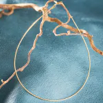 Goldkette als Tondakette in Gelbgold 333 / 8K, 40 cm lang, 1,2 mm breit, Gewicht ca. 4.8 g.