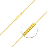 Goldkette als Tondakette in Gelbgold 333 / 8K, 36 cm lang, 1,2 mm breit, Gewicht ca. 4.0 g.