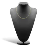 Goldkette als Zopfkette in Gelbgold 375 / 9K, 45 cm lang, 1,7 mm breit, Gewicht ca. 4.1 g.