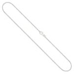 Goldkette als Schlangenkette diamantiert in Weißgold 585 / 14K, 70 cm lang, 1,2 mm breit, Gewicht ca. 10.9 g.
