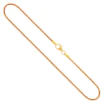 Goldkette als Schlangenkette in Gelbgold 375 / 9K, 40 cm lang, 1,4 mm breit, Gewicht ca. 3.3 g.