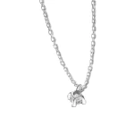 Diamantanhänger in 0,07 Karat, Weißgold 750 /18 Karat mit einer 750ger Goldkette in 42 cm