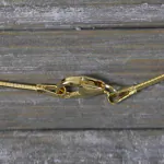 Goldkette als Tondakette in Gelbgold 375 / 9 Karat, 50 cm lang, 1 mm breit, Gewicht ca. 3,6 g.